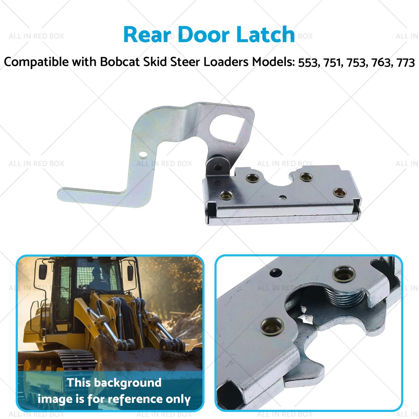 {{ Suitable for Bobcat Rear Engine Door Latch Handle Clasp 6670867 553 751 753 763 }} - Buy Car Parts Online at {{ Kaka Auto Parts }}.