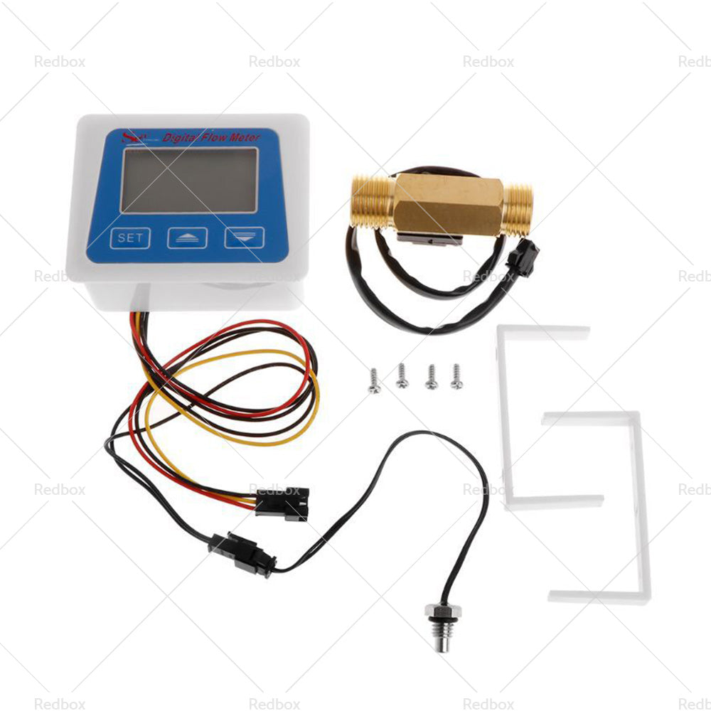 {{ Digital LED Turbine Gauge Kerosene Fuel Water Flow Meter Sensor Meter 3 or 4 inch }} - Buy Car Parts Online at {{ Kaka Auto Parts }}.