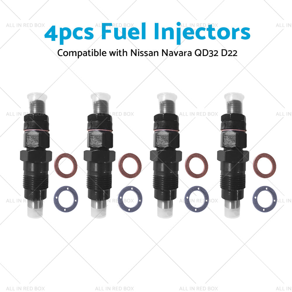 {{ 4PCS Desiel Fuel Injectors Suitable for Nissan Navara QD32 D22 3. 2L 1997-2001 }} - Buy Car Parts Online at {{ Kaka Auto Parts }}.