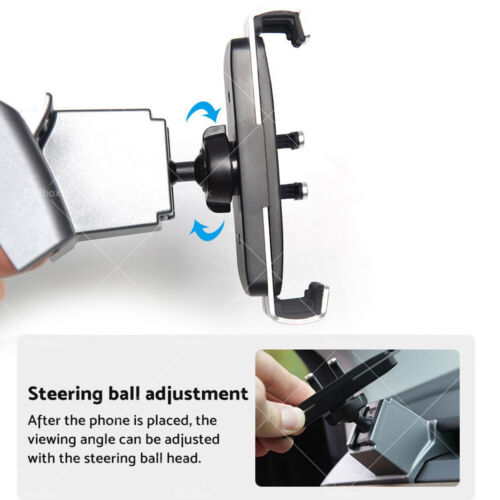 {{ 360隆茫 Rotation GPS Navigation Cell Phone Holder Stand Mount For Tesla Model 3 Y }} - Buy Car Parts Online at {{ Kaka Auto Parts }}.