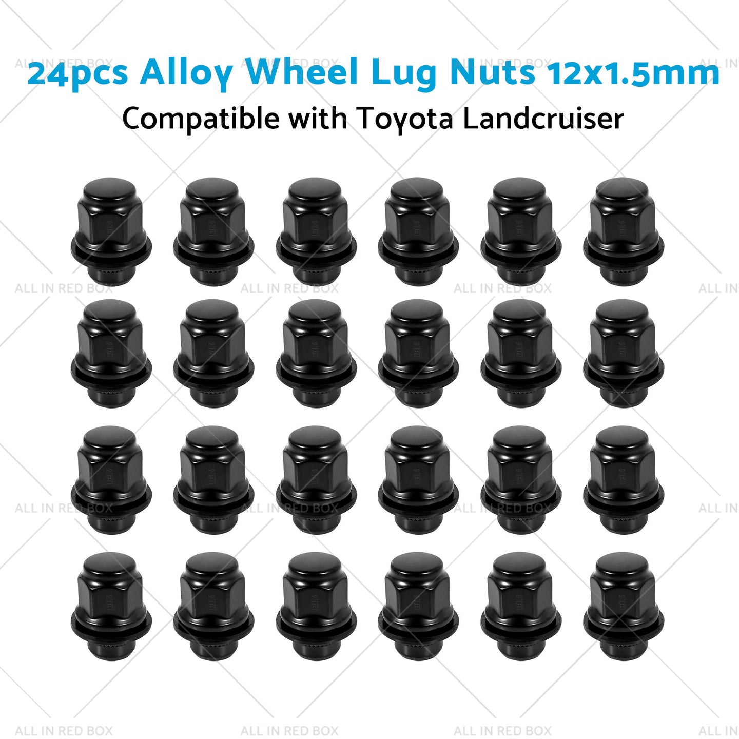 {{ 24pcs Extreme 12x1. 5mm Alloy Wheel Lug Nuts Suitable for Toyota Landcruiser 200 }} - Buy Car Parts Online at {{ Kaka Auto Parts }}.