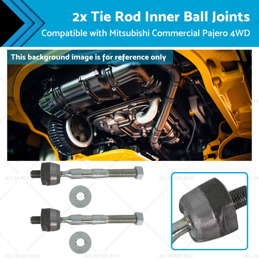 {{ 2x Tie Rod Inner Ball Joint Suitable for Mitsubishi Commercial Pajero 4WD 00-10 }} - Buy Car Parts Online at {{ Kaka Auto Parts }}.