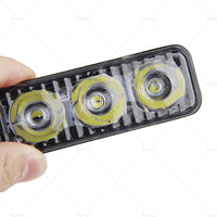 {{ 2X Super Bright 3 LED Daylight Running Lights Daytime Driving Light DRL White }} - Buy Car Parts Online at {{ Kaka Auto Parts }}.