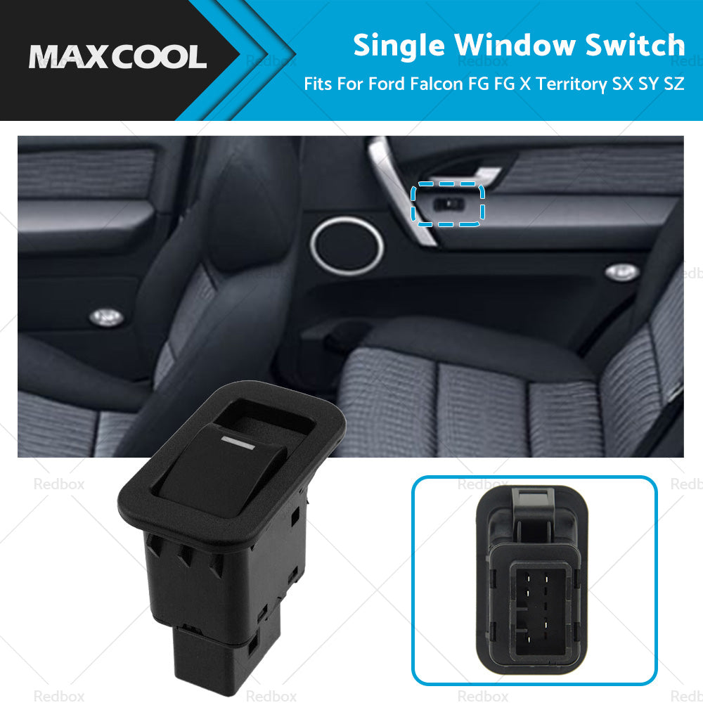 {{ 1x Single Window Switch for Ford Territory SX SY SZ Falcon FG XR6 XR8 With Light }} - Buy Car Parts Online at {{ Kaka Auto Parts }}.