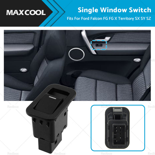 {{ 1x Single Window Switch for Ford Territory SX SY SZ Falcon FG XR6 XR8 With Light }} - Buy Car Parts Online at {{ Kaka Auto Parts }}.