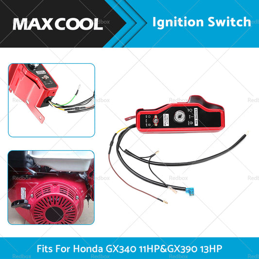 {{ Ignition Switch Key Panel Electric Start for Honda GX340 11HP GX390 13HP Engine }} - Buy Car Parts Online at {{ Kaka Auto Parts }}.