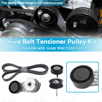 {{ Drive Belt Tensioner Pulley Kit Suitable for Great Wall V200 X200 2. 0L Diesel }} - Buy Car Parts Online at {{ Kaka Auto Parts }}.