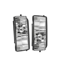 2x Fog Lights Driving Spot Lamps Black Housing Suitable For BMW E36 3 Series 1992-1998