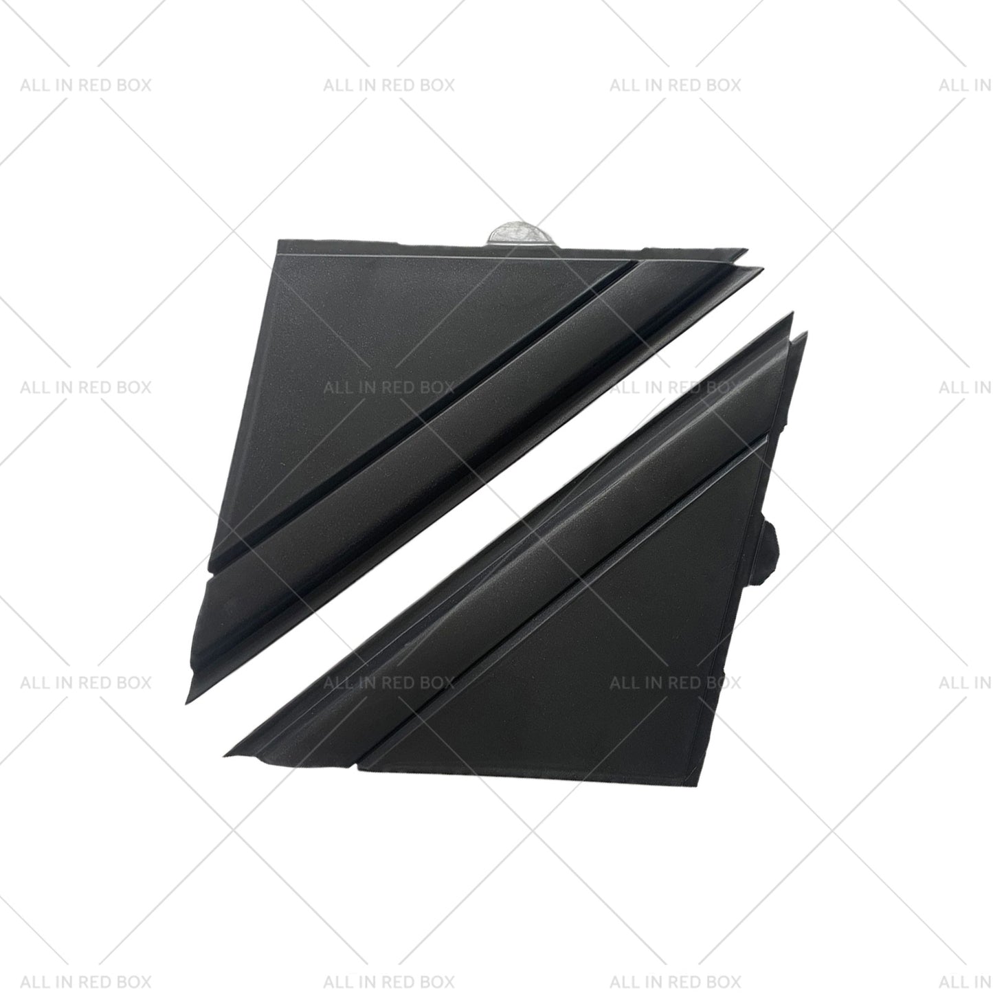 {{ Matte Black Rear Mirror Triangle Trim Plate Suitable for 12-19 Fiat 500 }} - Buy Car Parts Online at {{ Kaka Auto Parts }}.