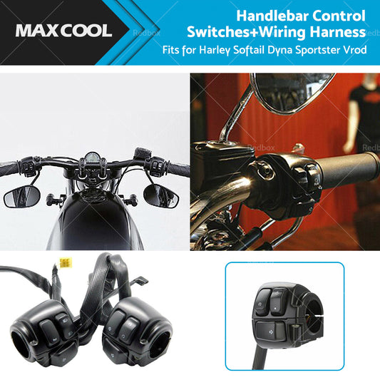 {{ Motorcycle Handlebar Control Switches  Wiring Harness Fits For Harley Dyna Vrod }} - Buy Car Parts Online at {{ Kaka Auto Parts }}.