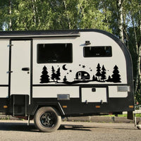 Mountains Adventure Vinyl Decal Sticker Suitable For Camper Van, Motorhome & Caravan
