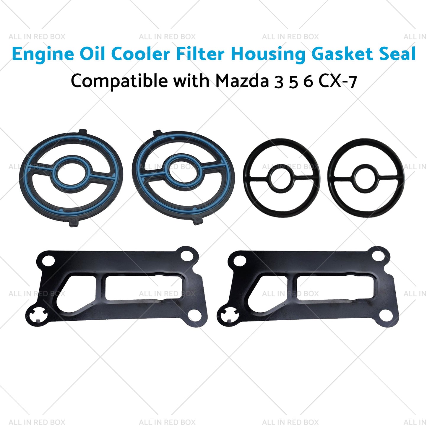 {{ Engine Oil Cooler Filter Housing Gasket Seal Suitable for 2007-2012 Mazda CX-7 }} - Buy Car Parts Online at {{ Kaka Auto Parts }}.