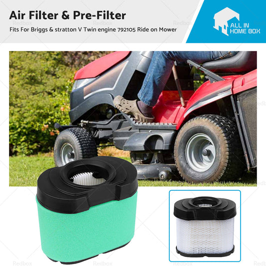 {{ Air Filter  and  Pre-Filter For Briggs  and  Stratton V Twin Engine 792105 Ride on Mower }} - Buy Car Parts Online at {{ Kaka Auto Parts }}.