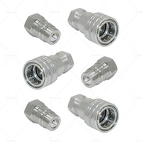 {{ 3 SETS 1 or 2 inch  BSP HYDRAULIC ISO POPPET QUICK RELEASE COUPLINGS COUPLERS TRACTOR }} - Buy Car Parts Online at {{ Kaka Auto Parts }}.