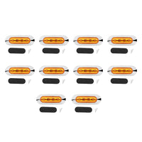 10x LED Clearance Side Marker Lights Suitable For Truck Trailer Lorry Amber