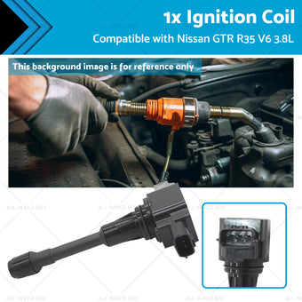 compare product 1x Ignition Coil Suitable for Nissan GTR R35 V6 3. 8L 22448JF00B VR38DETT 08-15