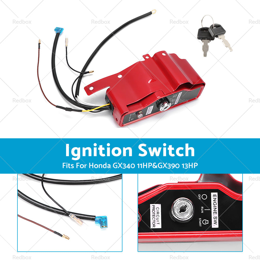 {{ Ignition Switch Key Panel Electric Start for Honda GX340 11HP GX390 13HP Engine }} - Buy Car Parts Online at {{ Kaka Auto Parts }}.