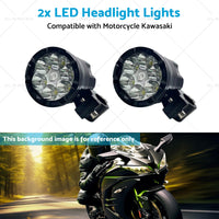 {{ 2x LED Headlight Lights Motorcycle Waterproof Driving Fog Spotlight Lamp }} - Buy Car Parts Online at {{ Kaka Auto Parts }}.