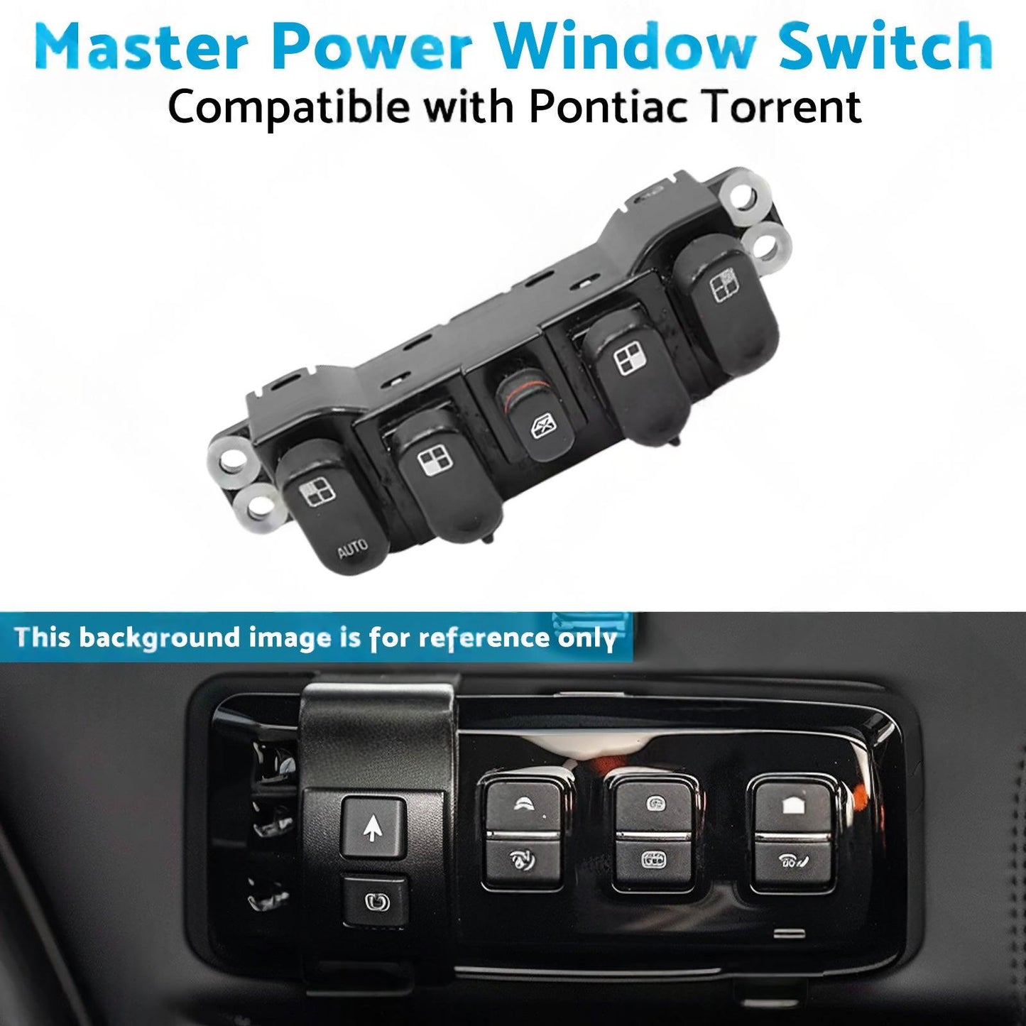 Master Power Window Switch Suitable for Pontiac Torrent 06-09 22723794 1S13640