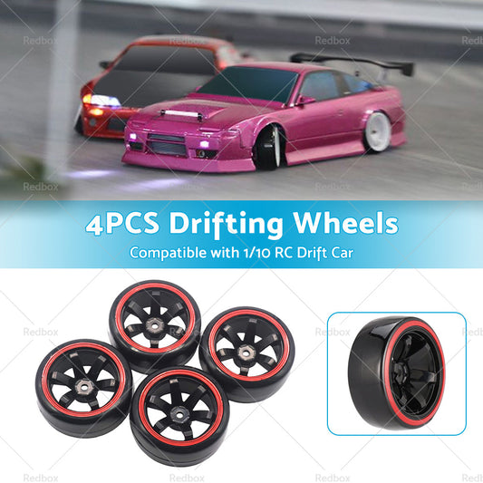 {{ Suitable for Drifting 1 10 RC Drift Cars 4PCS Hard Plastic Rim Tyre Tire Wheel }} - Buy Car Parts Online at {{ Kaka Auto Parts }}.