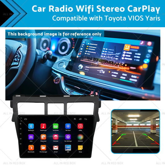 {{ Android 13 Car Radio Wifi Stereo CarPlay Suitable for Toyota VIOS Yaris 07-12 }} - Buy Car Parts Online at {{ Kaka Auto Parts }}.