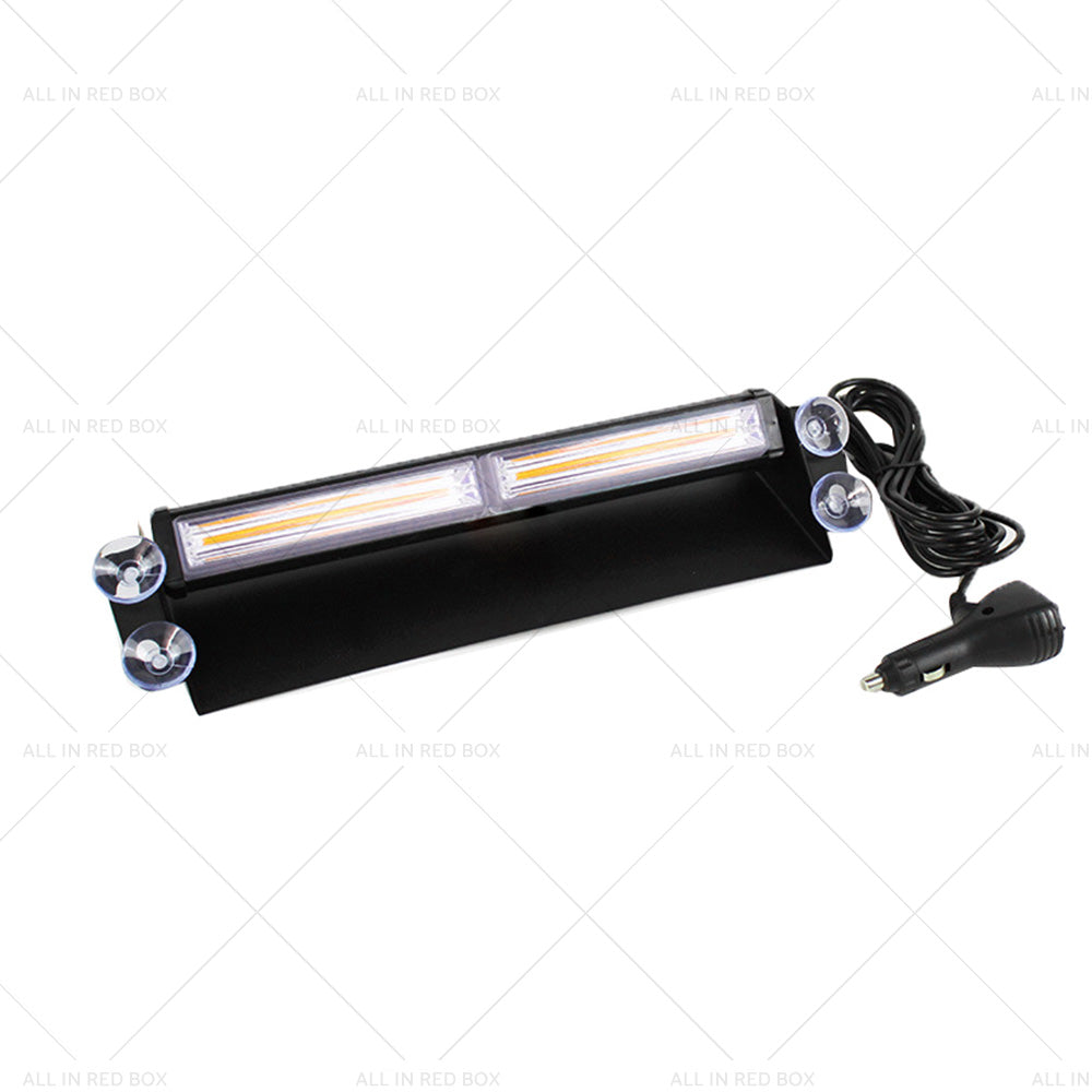 {{ Amber Bar LED Flashing Beacon Strobe Warning Light Car Truck For Windshield Dash }} - Buy Car Parts Online at {{ Kaka Auto Parts }}.
