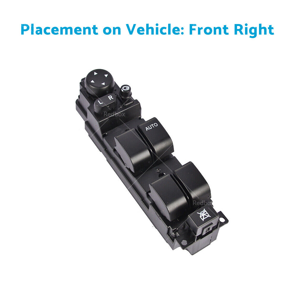 {{ 1X Front Right Master Power Window Switch Suitable For Mazda 6 GH Mazda 2 DE 2008-2012 }} - Buy Car Parts Online at {{ Kaka Auto Parts }}.