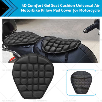 compare product 3D Motorcycle Comfort Gel Seat Cushion Universal Air Motorbike Pillow Pad Cover