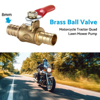 {{ In-Line Fuel Tap Brass 8mm 5 16inch Motorcycle Tractor Quad Lawn Mower Pump }} - Buy Car Parts Online at {{ Kaka Auto Parts }}.