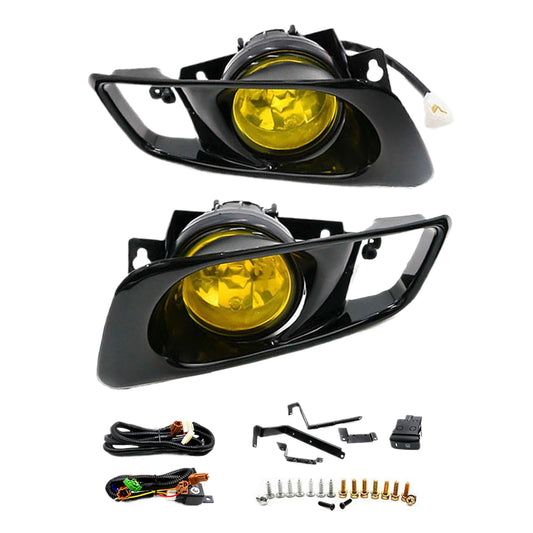 {{ Yellow Fog Lights Suitable for Honda Civic EK EM 2 3 4 Dr JDM Lamp Kit 99-00 }} - Buy Car Parts Online at {{ Kaka Auto Parts }}.