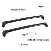 Roof Rack Cross Bar 2x Suitable For Honda CR-V 2012-2016