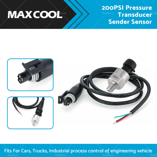 {{ 200PSI 5V Pressure Transducer Sender Sensor Stainless Steel for Air Oil Fuel AU }} - Buy Car Parts Online at {{ Kaka Auto Parts }}.