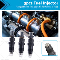 {{ 3x Fuel Injector For John Deere Tractor Yanmar 3TNV70 3TNV88 3YM30 119515-53001 }} - Buy Car Parts Online at {{ Kaka Auto Parts }}.