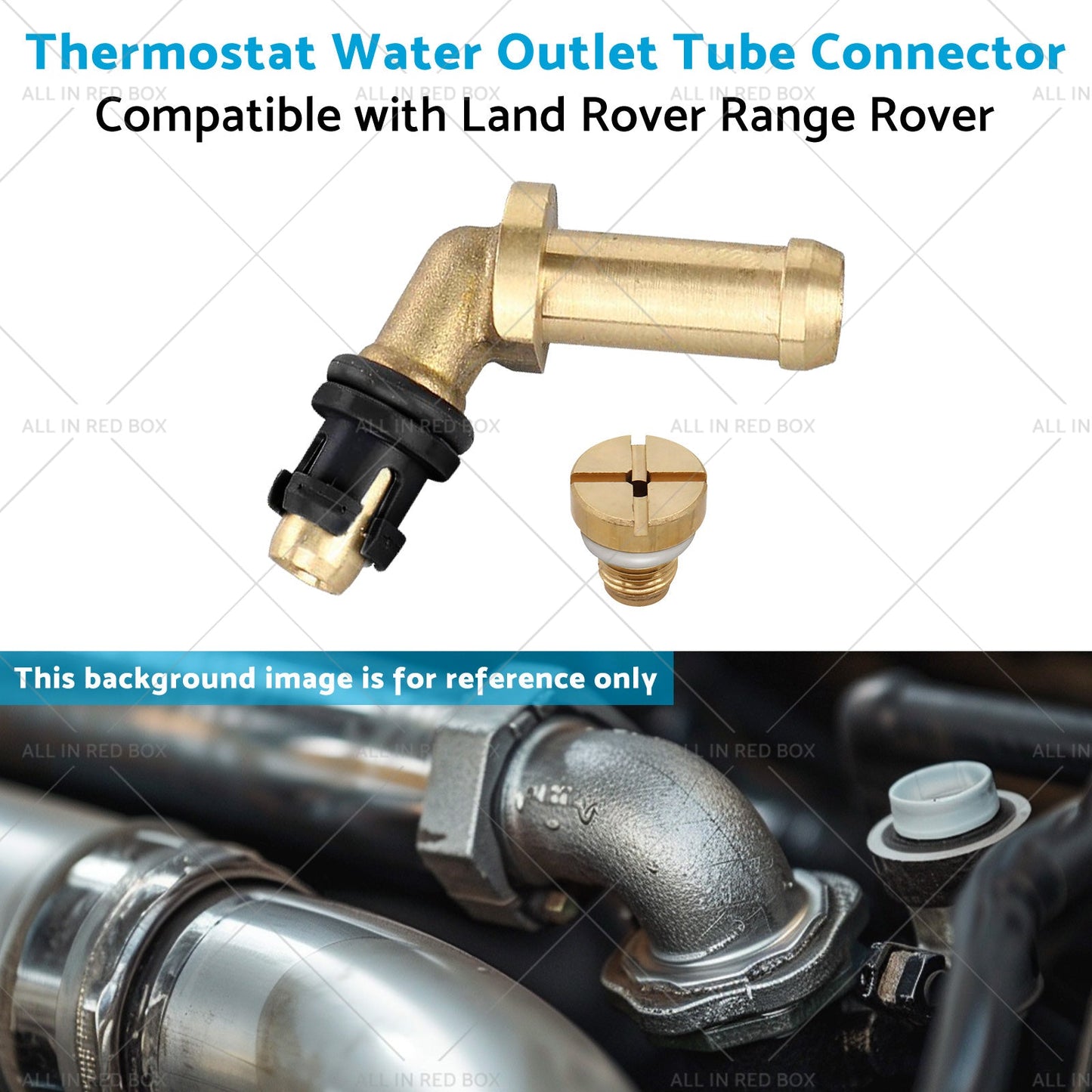 Thermostat Water Outlet Tube Connector Suitable for Land Rover Range Rover 10-13
