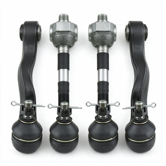 Inner Outer Tie Rod End 4PCS Suitable for Mitsubishi Pajero NM NP 2000-2006 - ZT2