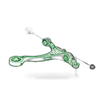 compare product Front Lower Left Control Arm Ball Joint Suitable for Honda Accord CP Euro CU