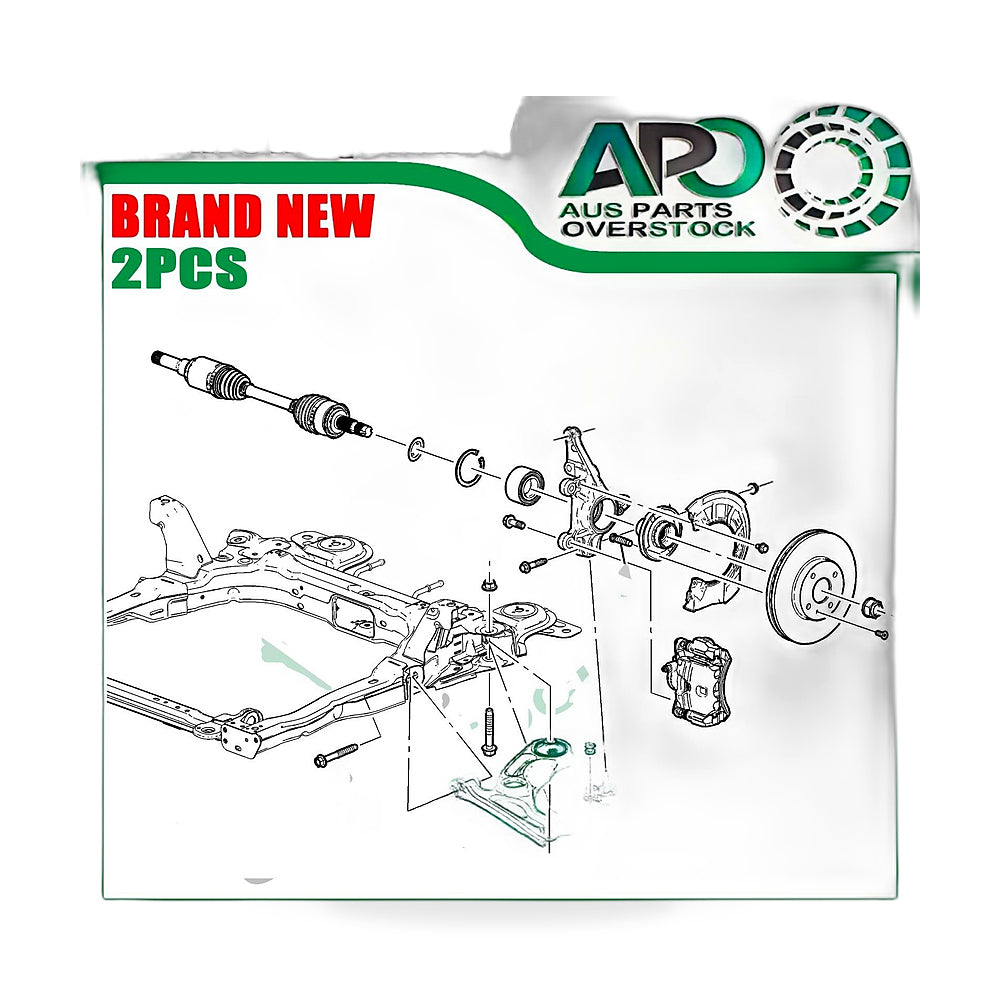 Front Lower Left Right Control Arm Ball Joint Set Suitable for Holden Barina TM - ZT2