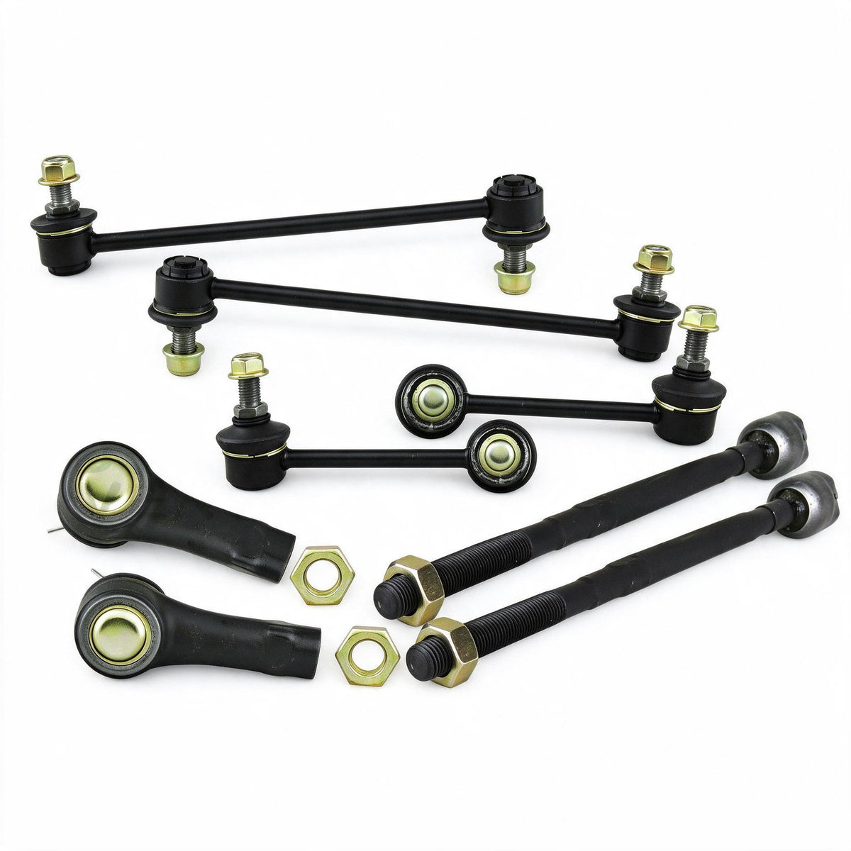 Tie Rod End Stabilizer Sway Bar Link 8PCS Suitable for Hyundai Santa Fe SM - ZT3