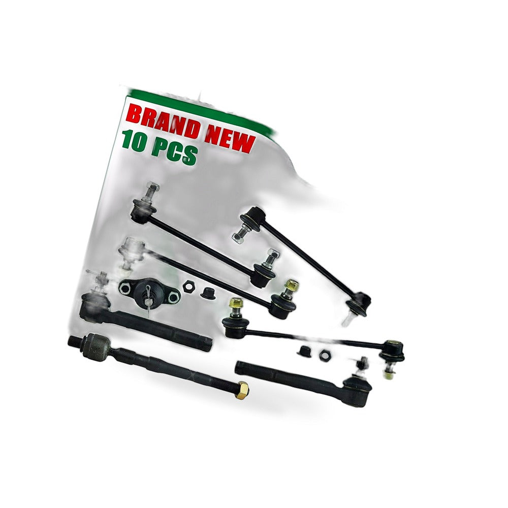 Ball Joint Tie Rod End Stabilizer Sway Bar Link 10 PCS Suitable for Hyundai - BD1