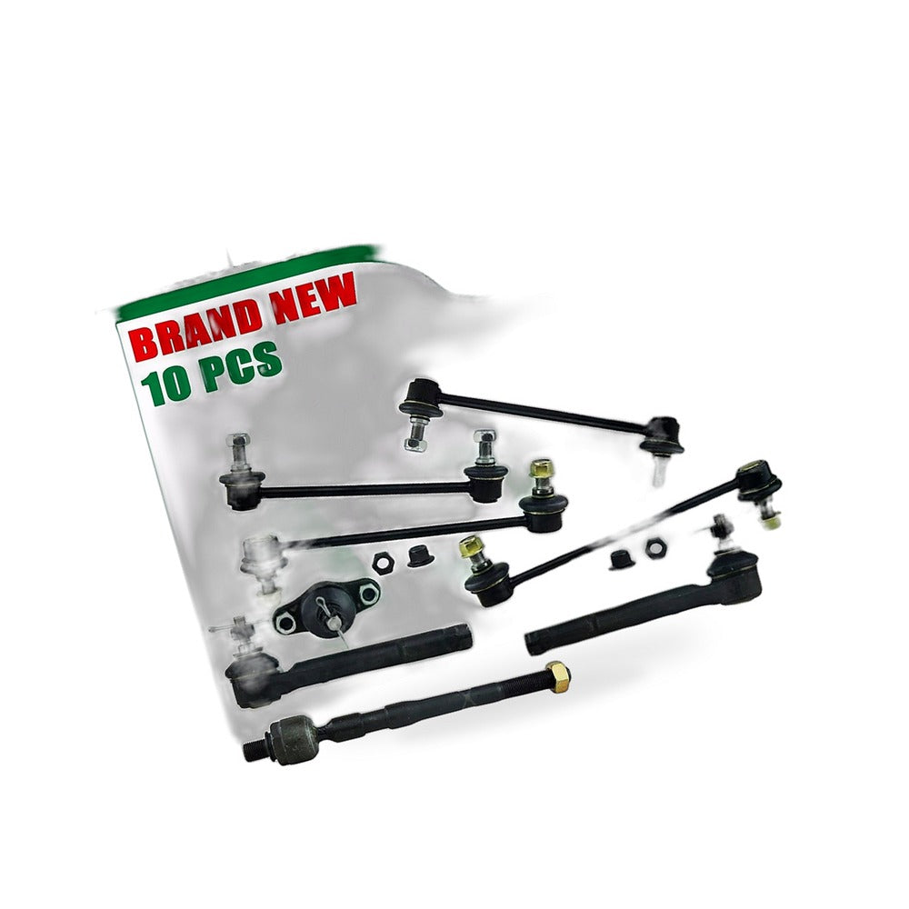 Ball Joint Tie Rod End Stabilizer Sway Bar Link 10 PCS Suitable for Hyundai - BD2