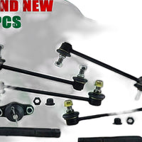 Ball Joint Tie Rod End Stabilizer Sway Bar Link 10 PCS Suitable for Hyundai - XQ1