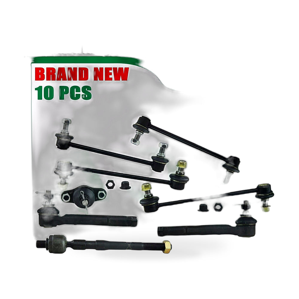 Ball Joint Tie Rod End Stabilizer Sway Bar Link 10 PCS Suitable for Hyundai - ZT2