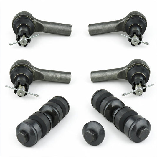 Tie Rod End Sway Bar Link Kit Suitable for Nissan Navara D22 4WD 1998-2004