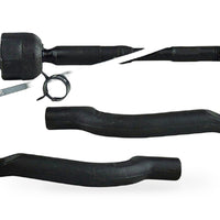 Inner Outer Tie Rod End Set 4PCS Suitable for Nissan X-Trail T31 2007-2013 2.0L - XQ1
