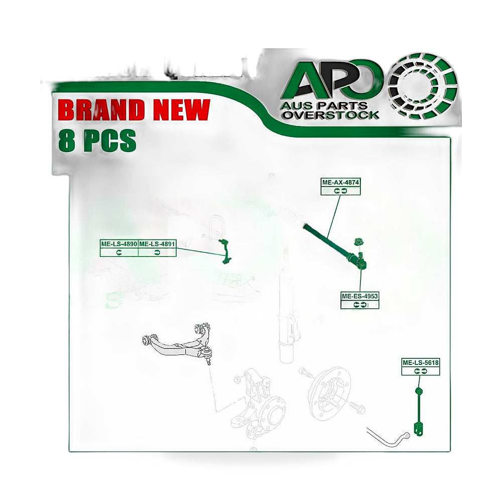 Inner Outer Tie Rod End Sway Bar Link Kit Suitable for Volkswagen Crafter 2F 2E - ZT3