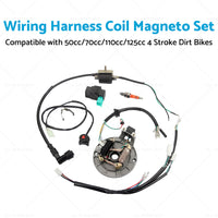 {{ 50cc 125cc Wire Harness Wiring Coil Magneto for Dirt Pit Trail Bike }} - Buy Car Parts Online at {{ Kaka Auto Parts }}.