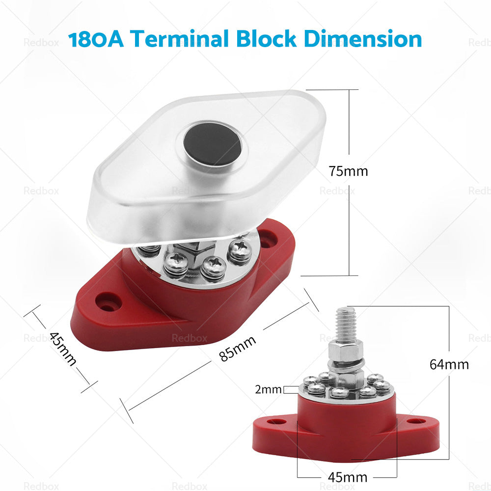 {{ Bus Bar Terminal Block Power Stud Battery Junction Post M10 Power Distribution }} - Buy Car Parts Online at {{ Kaka Auto Parts }}.