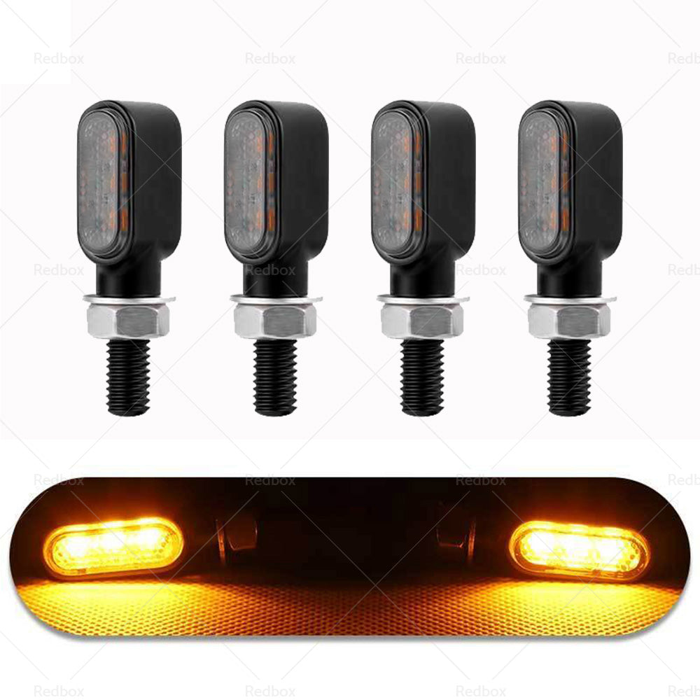 {{ 4x Motorcycle Indicators Turn Signal Blinkers Amber Mini LED Light Universal AU }} - Buy Car Parts Online at {{ Kaka Auto Parts }}.