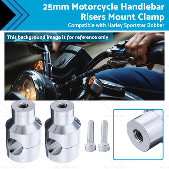 compare product 1inch Motorcycle Handlebar Risers Mount Clamp 25mm Suitable for Harley Sportster