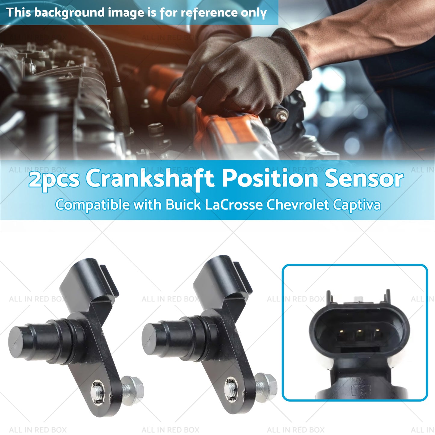 {{ 2x Camshaft Position Sensor Suitable for Chevrolet Equinox Captiva GMC 12577245 }} - Buy Car Parts Online at {{ Kaka Auto Parts }}.